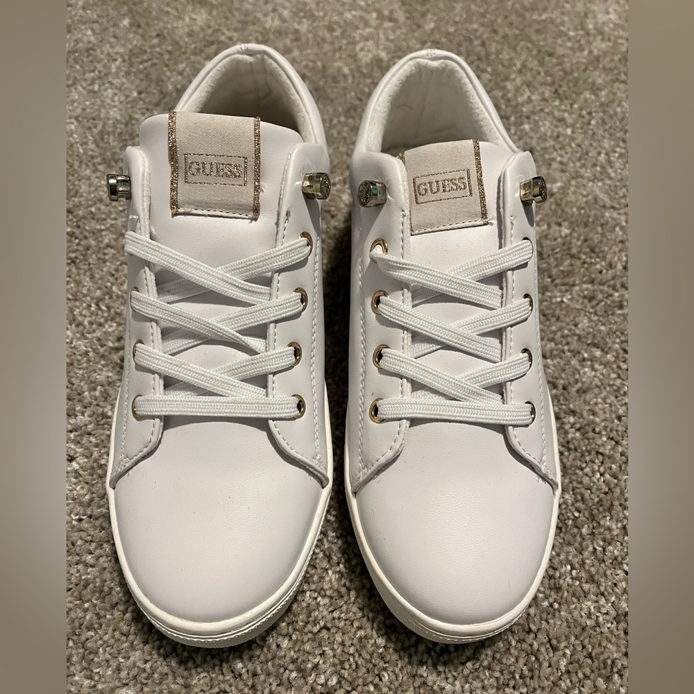 GUESS-Brand new never worn guess glittery/bedazzled sneakers.